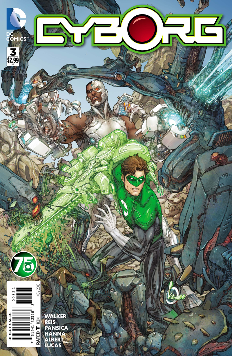 Green Lantern 75th Anniversary variant by Kenneth Rocafort